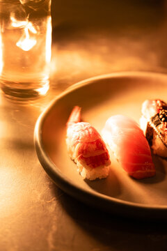 Sushi and smoke