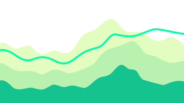 Vibrant abstract waves with neon acid green and jade gradients. Minimalist high tech aesthetic featuring a thin laser green wave for corporate identity and professional projects.
