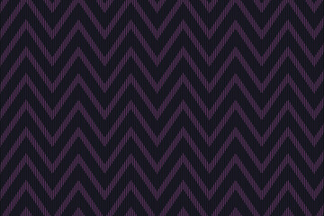 Fototapeta premium Purple and black zigzag pattern with optical illusion effect geometric background
