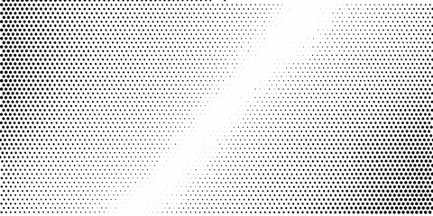Fototapeta premium dot gradient halftone pattern dots black white monochrome