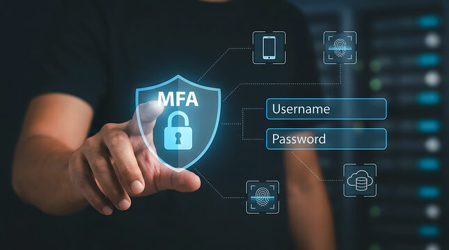 MFA Login Authentication Security System Identity Verification Access