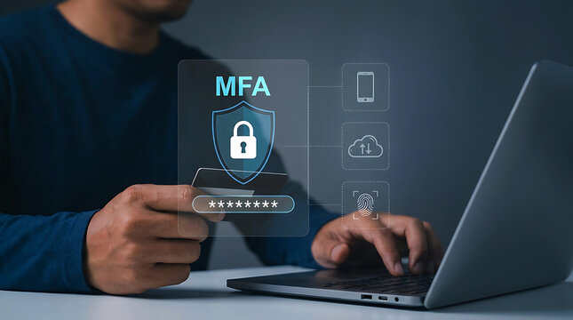 MFA Login Authentication Security System Identity Verification Access