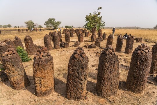 The Stone Circles of Wassu, UNESCO World Heritage Site in Wassu, Gambia, West Africa