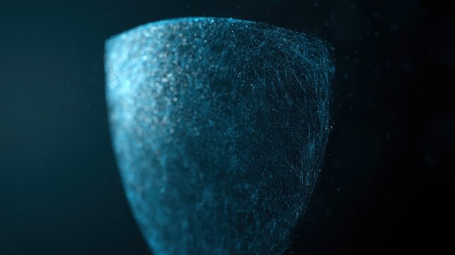 Quantum cryptography shield, digital network, secure data
