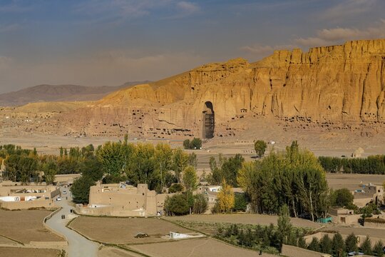 The great buddhas in Bamyan, Afghanistan