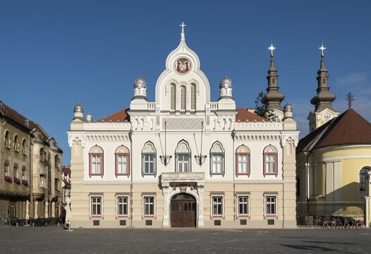 Serbian Bishop's Residence, Episcopal Palace, Union Square, Timisoara, Romania