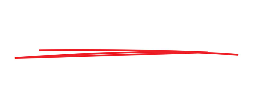 abstract red underline symbol vector design.