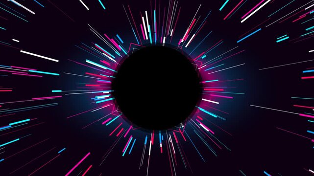 Neon Cyberpunk Dust Trail Transition Particle Wipe