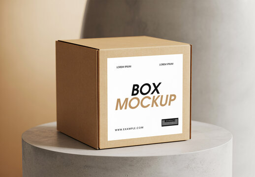 Box Packaging Mockup Design