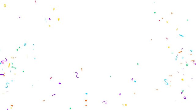 Colorful Confetti Explosion Animation