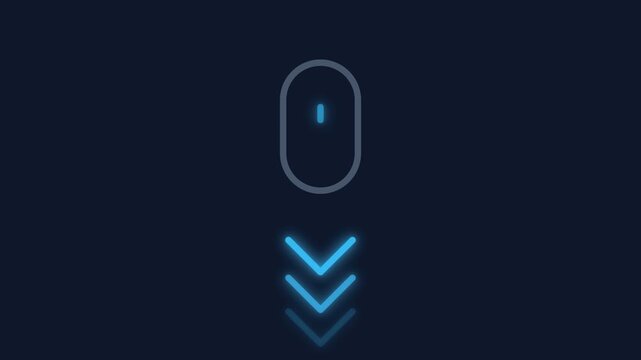 Scroll Down Arrow Indicator Animation