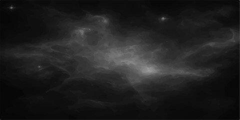 A celestial nebula glows with ethereal light against the dark expanse of space, speckled with distant stars, creating a breathtaking cosmic spectacle. © LumenCraft