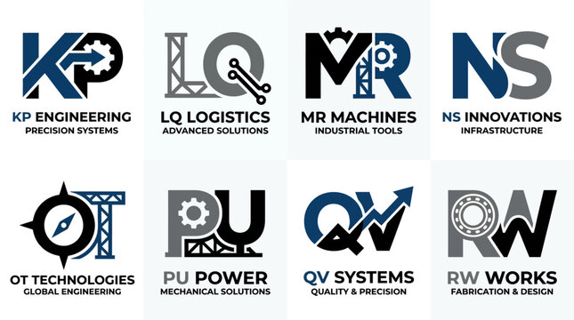 Industrial company logos and brands 3.