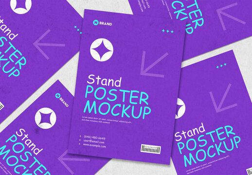 Top View Poster Mockup