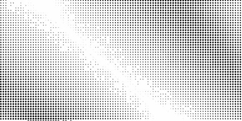 Naklejka premium halftone dot gradient pattern dots black white monochrome