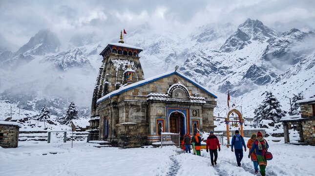 Kedarnath Yatra Temple in Himalayas | Spiritual Shiva Pilgrimage India