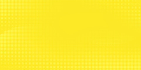Fototapeta premium Pop art lemon yellow background with halftone patterns in comic book style, vector.