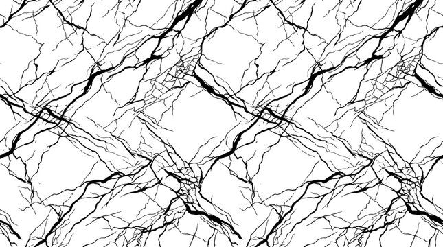 Abstract monochrome network of intertwining branches creating a geometric texture.