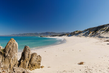 Sunny Atlantic coast in South Africa © Evgeny Karandaev
