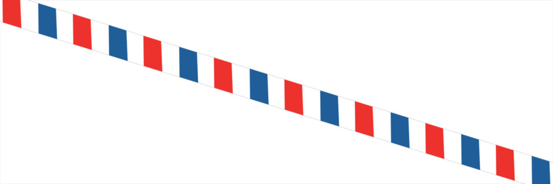 Airmail envelope frame with blue and red stripes on white background. International vintage letter border. Retro air mail postcard. Blank envelope.