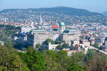 Fototapeta premium Panoramic View Of Budapest Castle District
