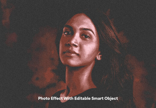 Moody Duotone Photo Effect Template