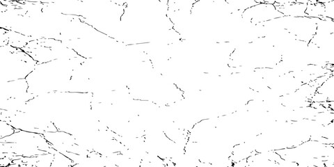 Obraz premium Cracked surface texture with black lines on white background vector