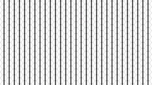 Seamless Clean Tech Hexagon Data Grid Loop. Modern Minimalist Sci-Fi Presentation Backdrop Corporate Motion Texture