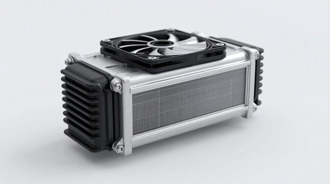 Thermoelectric cooler module with industrial heatsink fan for thermal electronics