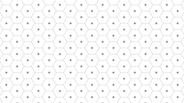 Electric Sci-Fi Hexagonal Data Grid Background. Modern Minimalist Tech Geometry Loop Corporate Presentation Video Texture