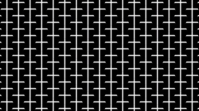 Electric Sci-Fi Hexagonal Data Grid Background. Modern Minimalist Tech Geometry Loop Corporate Presentation Video Texture
