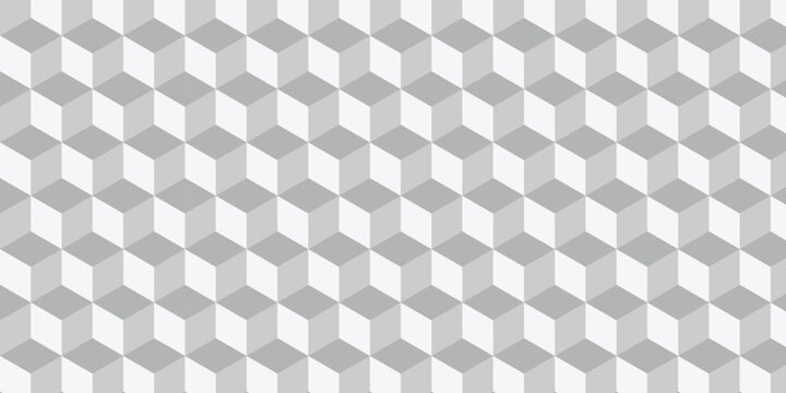 simple grey 3d cube pattern design.