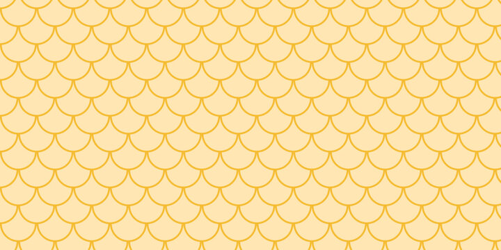 simple golden color fish scale pattern art for banner poster background.
