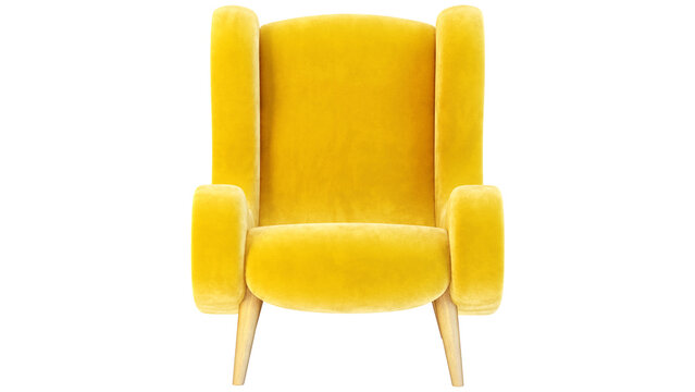 luxury comfortable chair  PNG on Transparent background