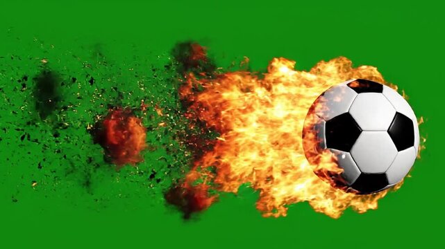 Football Rfire Gif Soccer Ball On Fire Gif
