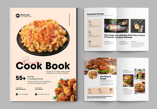 Cook Book Template Layout