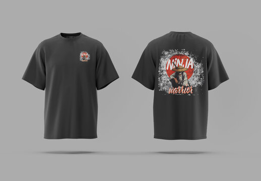 Ninja Warrior Tshirt Design