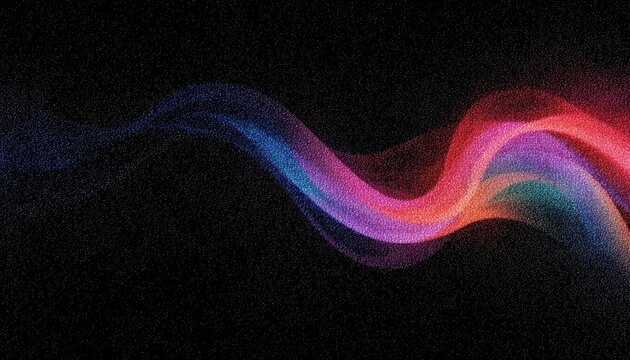 Abstract flowing spectrum of light particles, perfect for backgrounds, events, and presentations