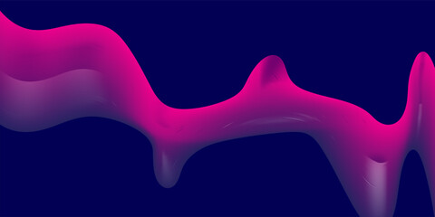 Abstract Neon Gradient Wave Background With Futuristic Flow © ARSYAD ALIN 