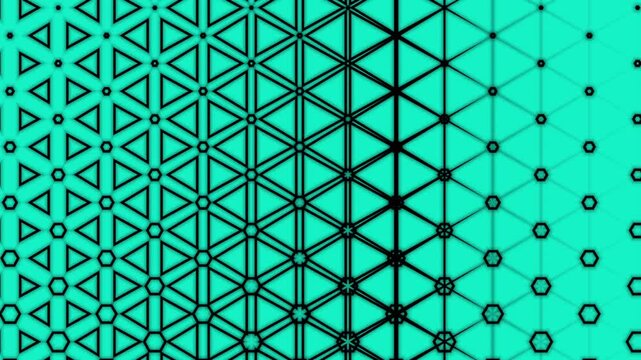 Immersive digital infrastructure loop with hexagonal data grid. Premium abstract technology backdrop for crypto and web3 projects.