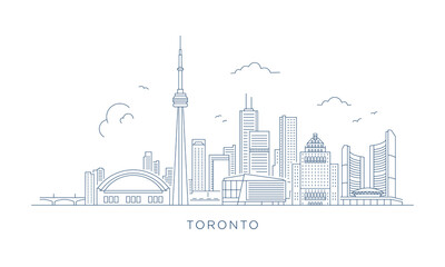 Naklejka premium Dubai Skyline Minimalist Line Art