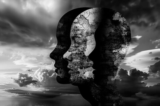 BPD concept with emotional instability and identity fragmentation