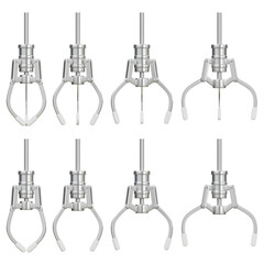3D claw crane arcade machine grabber mechanical tool game elements © 정의 장