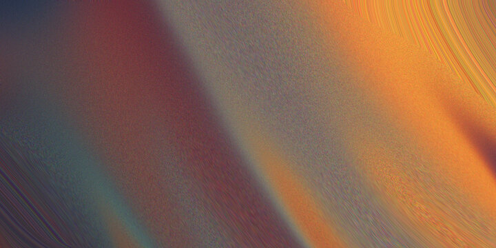 Abstract background with grainy texture and warm orange lighting transitions into deep burgundy and muted blue tones for design.