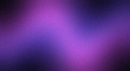 Obraz premium Soft purple and pink light glow on dark background Grainy Noise Texture Design for Retro Poster Header and Web Backdrop