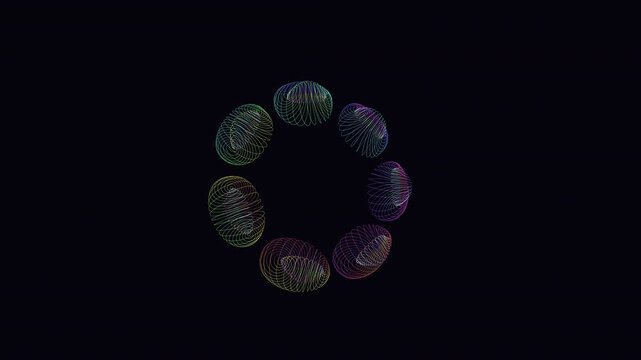 Rose Gold Cyclide Morphing Seamless Loop 4K &mdash; Abstract Motion Background
