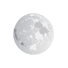 full moon realistic photo lunar astronomy space © Lolita