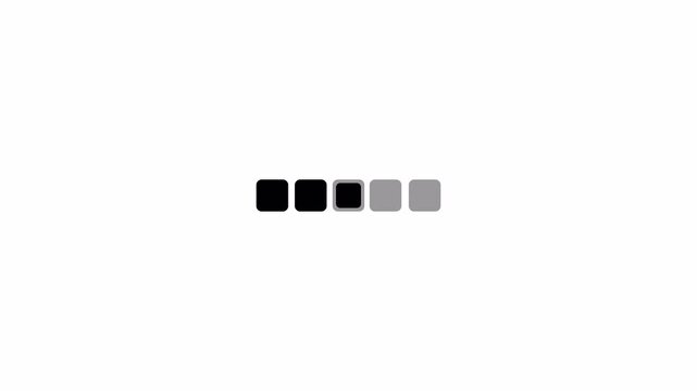 monitors system processing updates online Digital progress bar animation on transparent background Interactive progress bar indicates software download animation in 4K animation with alpha channel