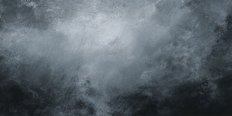 Fototapeta premium Vintage concrete wall background featuring rough cement texture. abstract gray and black old grunge surface weathered design.