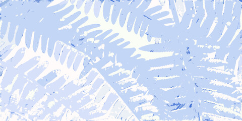 fern frond watercolor painting botanical nature leaf © Juna